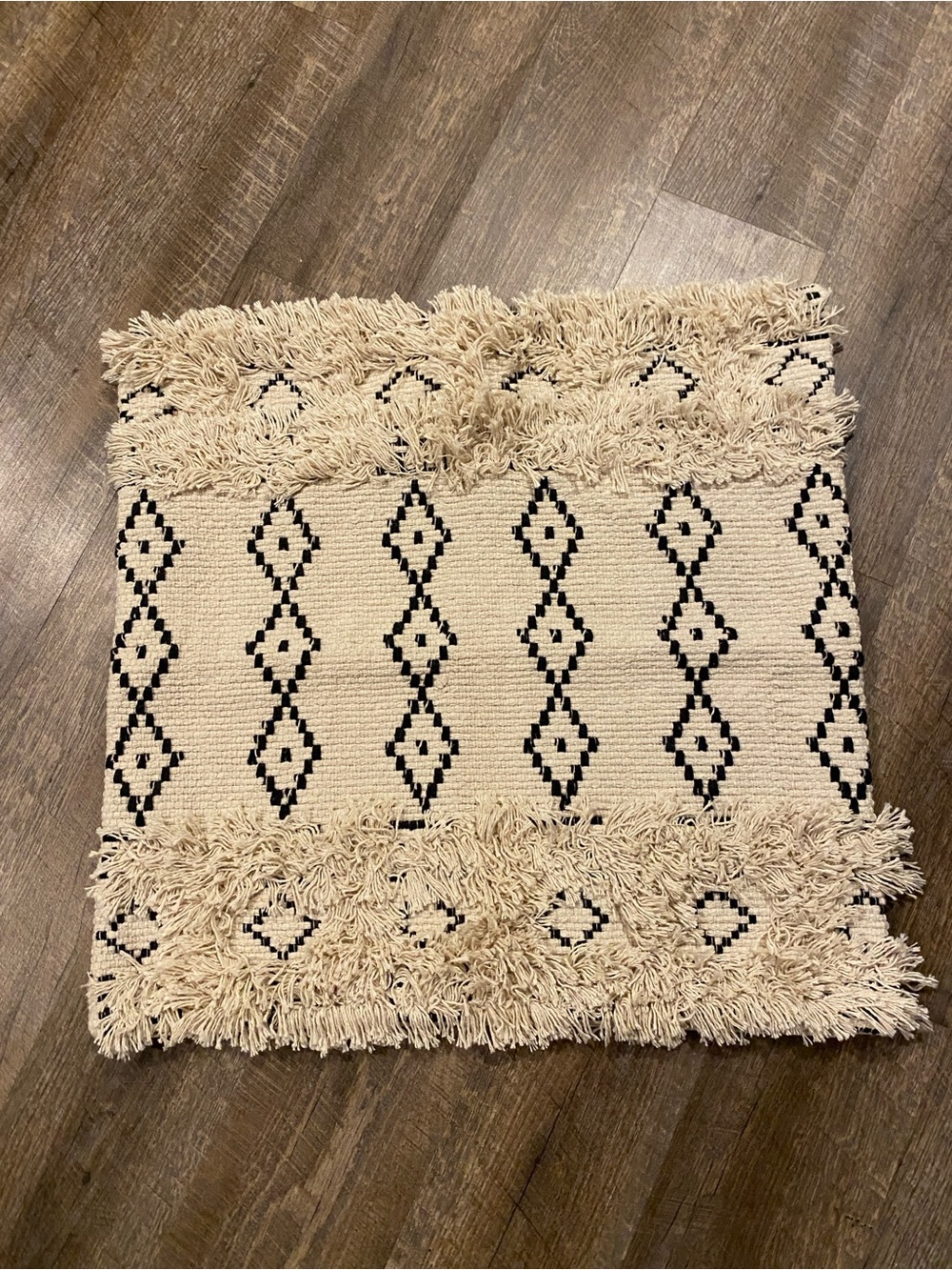 Sugarboo & Co. Fringe Geometric Accent Pillow